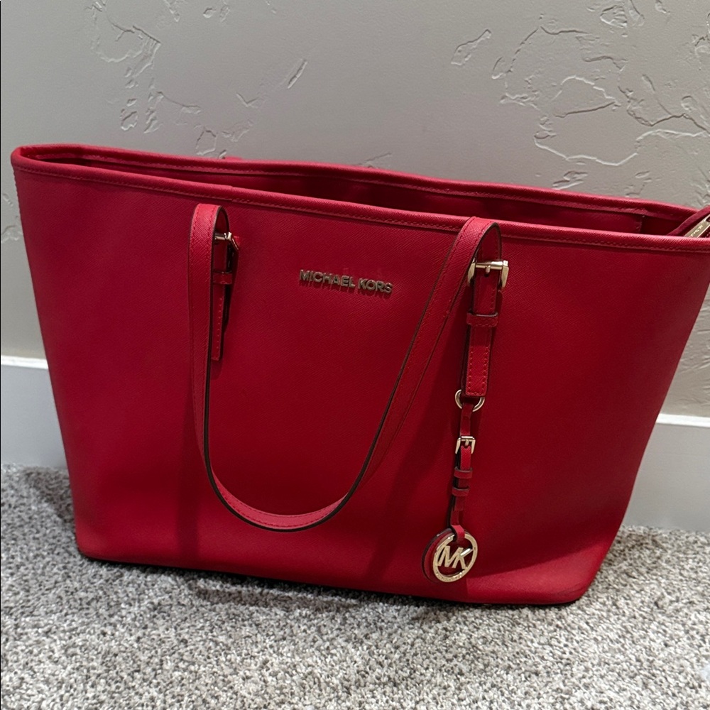 Michael Kors Cherry Red Tote